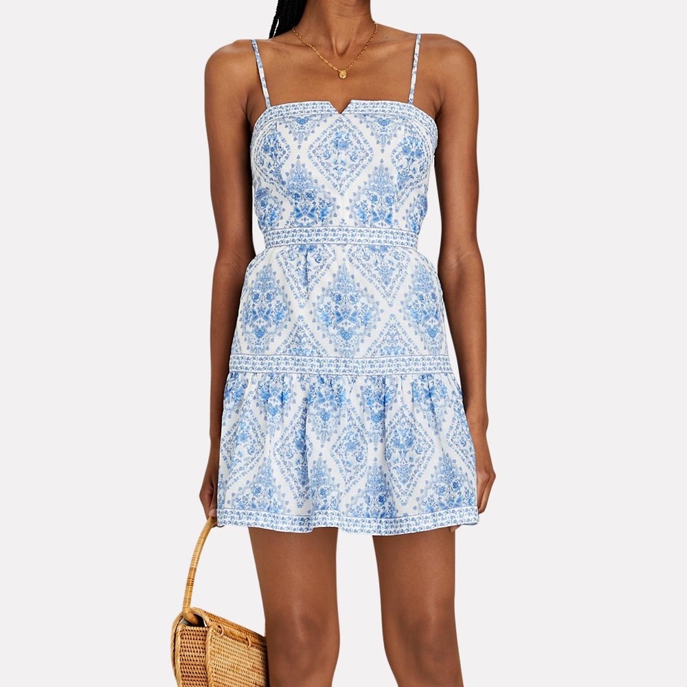 Intermix silk cotton dress
